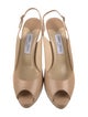 Jimmy Choo Leather Slingback Pumps