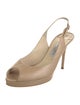 Jimmy Choo Leather Slingback Pumps
