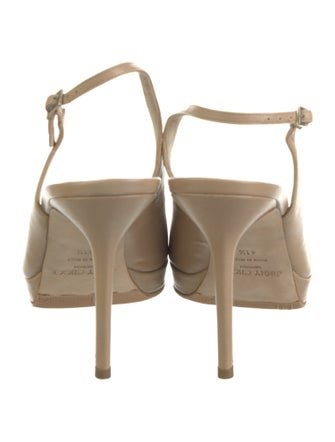 Jimmy Choo Leather Slingback Pumps