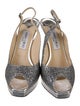 Jimmy Choo Glitter Glitter Accents Slingback Pumps