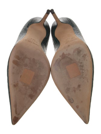 Jimmy Choo Embossed Leather Animal Print Pumps