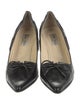 Jimmy Choo Leather Bow Accents Pumps