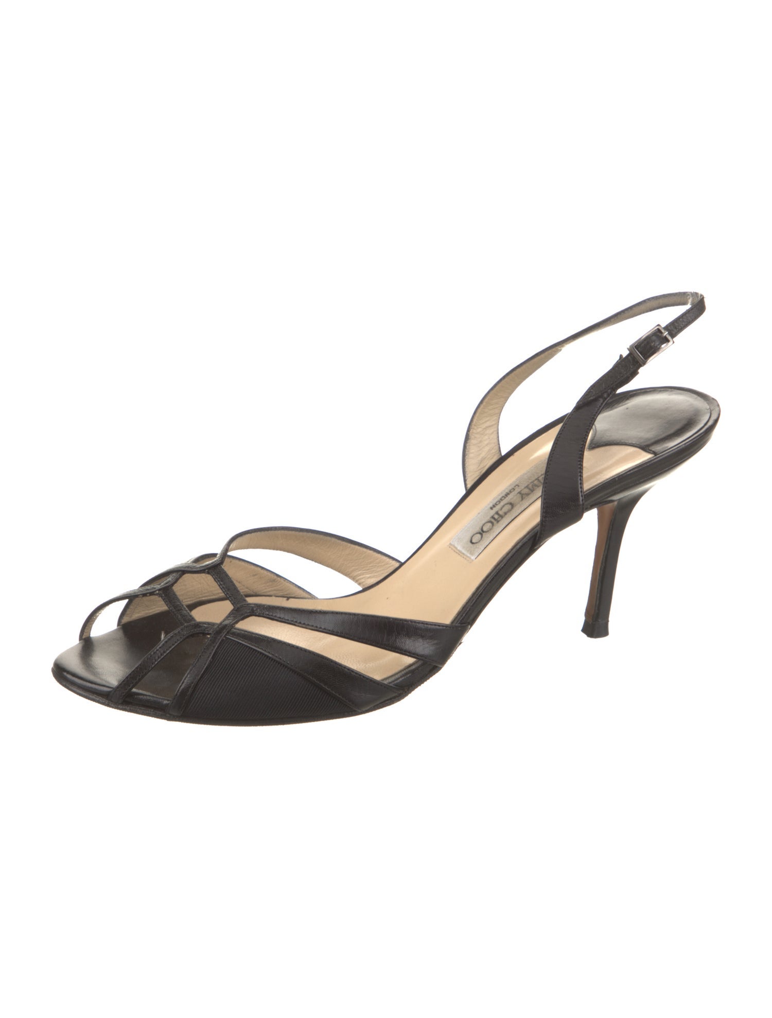 Jimmy Choo Leather Slingback Pumps