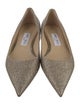Jimmy Choo Glitter Glitter Accents Ballet Flats