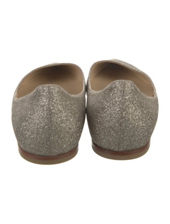Jimmy Choo Glitter Glitter Accents Ballet Flats