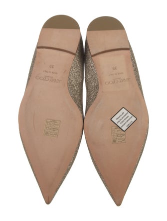 Jimmy Choo Glitter Glitter Accents Ballet Flats