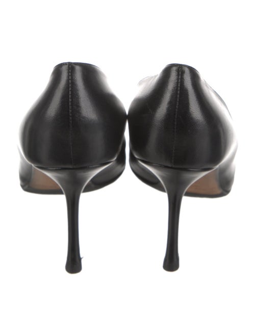 Jimmy Choo Leather Cutout Accent Pumps