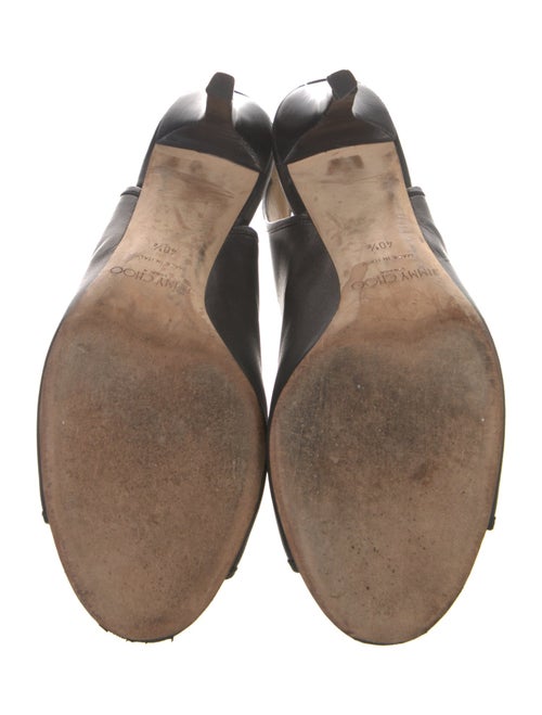 Jimmy Choo Leather Slingback Sandals