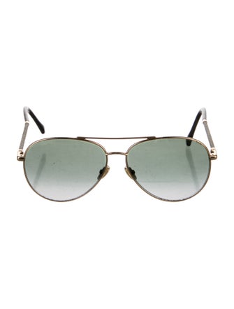 Jimmy Choo Aviator Gradient Sunglasses