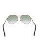 Jimmy Choo Aviator Gradient Sunglasses