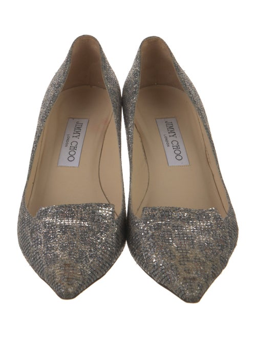 Jimmy Choo Glitter Glitter Accents Pumps