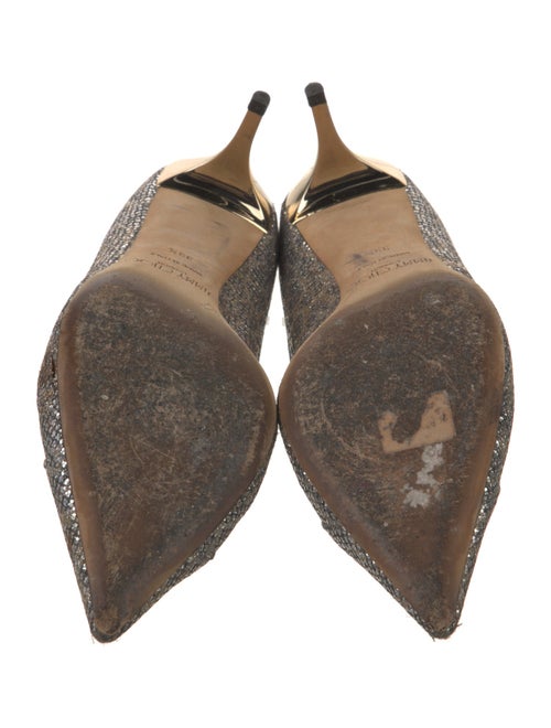 Jimmy Choo Glitter Glitter Accents Pumps