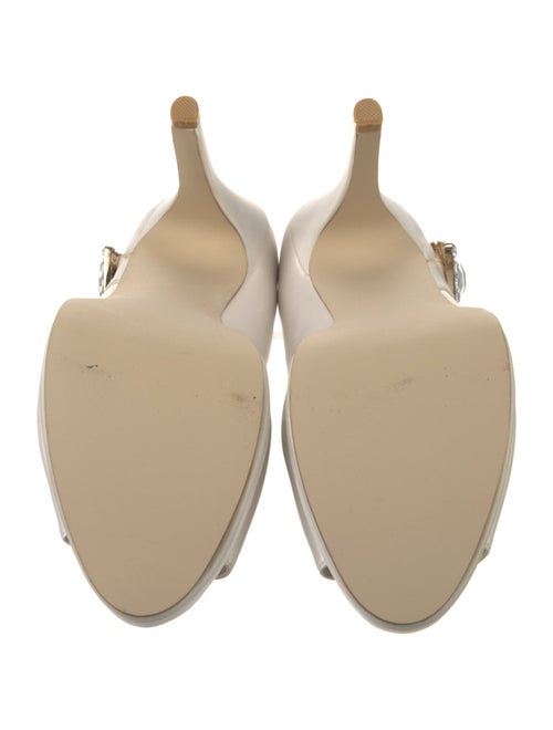 Jimmy Choo Satin Crystal Embellishments Slingback Pumps