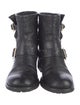 Jimmy Choo Leather Moto Boots
