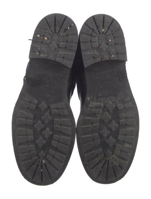 Jimmy Choo Leather Moto Boots