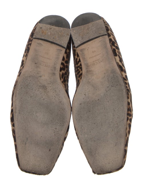 Jimmy Choo Ponyhair Animal Print Flats