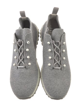 Jimmy Choo Beaded Accents Sneakers