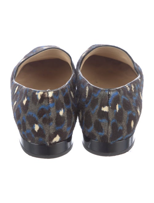 Jimmy Choo Ponyhair Animal Print Loafers