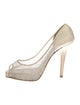 Jimmy Choo Mesh Accents Pumps