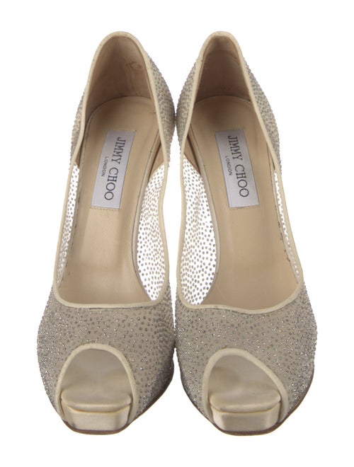 Jimmy Choo Mesh Accents Pumps