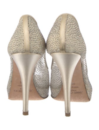 Jimmy Choo Mesh Accents Pumps