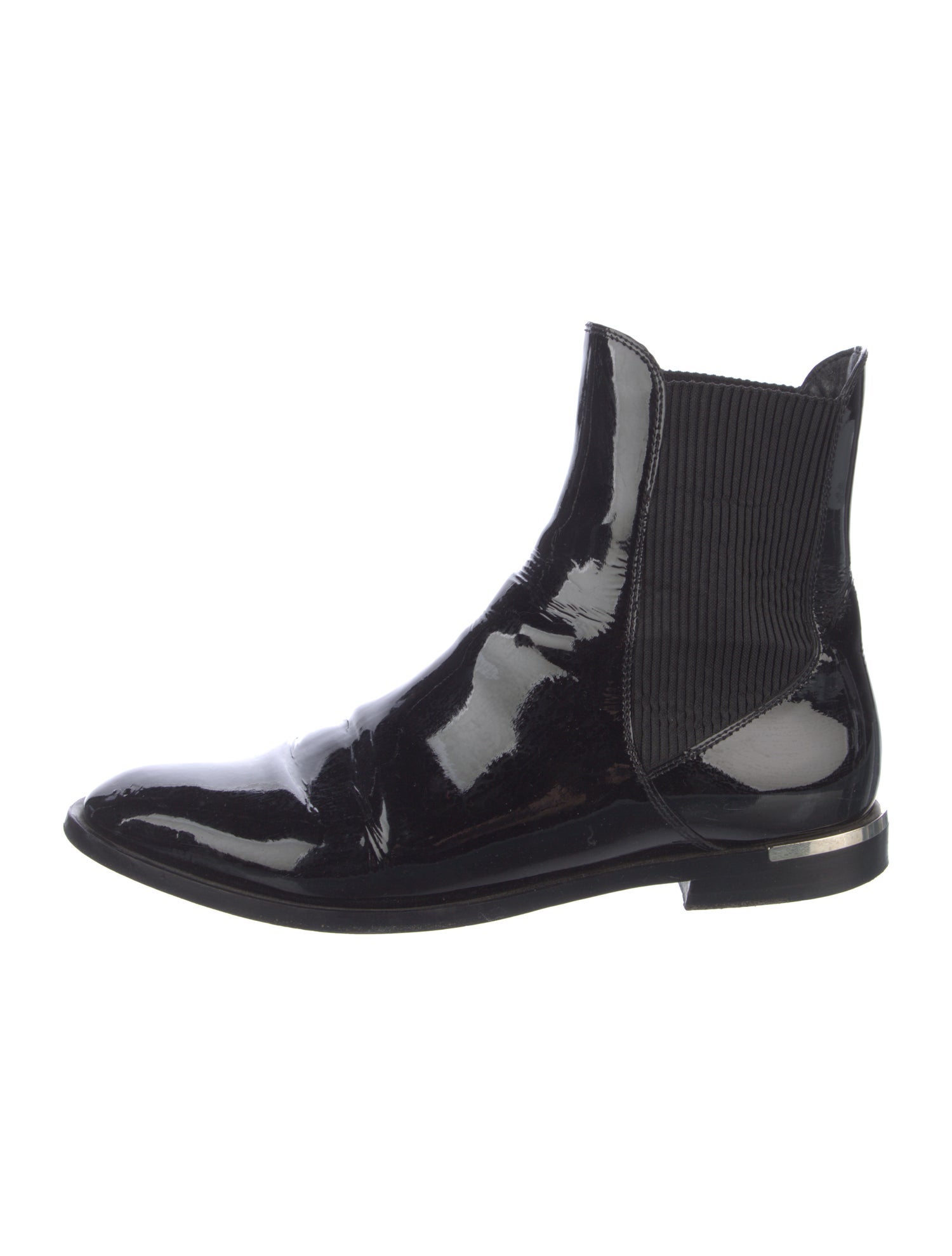 Jimmy Choo Patent Leather Chelsea Boots