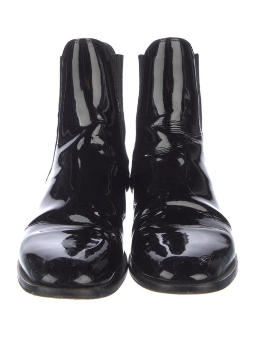 Jimmy Choo Patent Leather Chelsea Boots