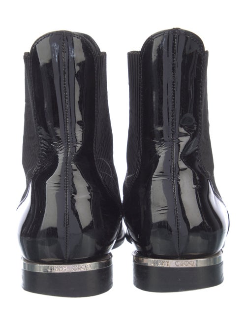 Jimmy Choo Patent Leather Chelsea Boots