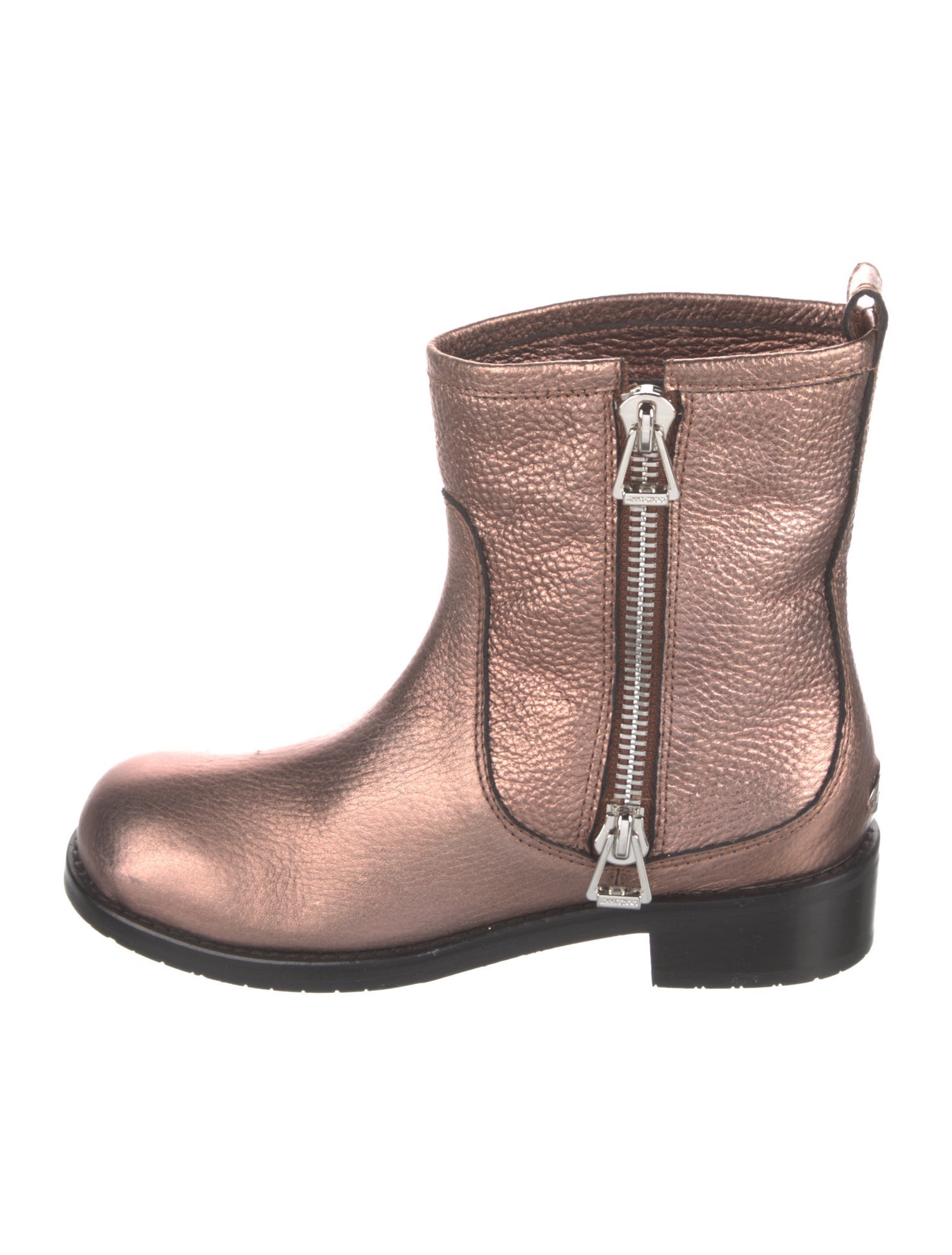 Jimmy Choo Leather Moto Boots