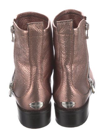 Jimmy Choo Leather Moto Boots
