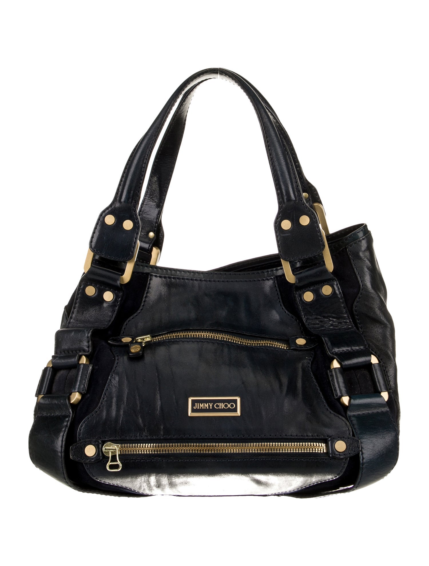 Jimmy Choo Leather Top Handle Bag