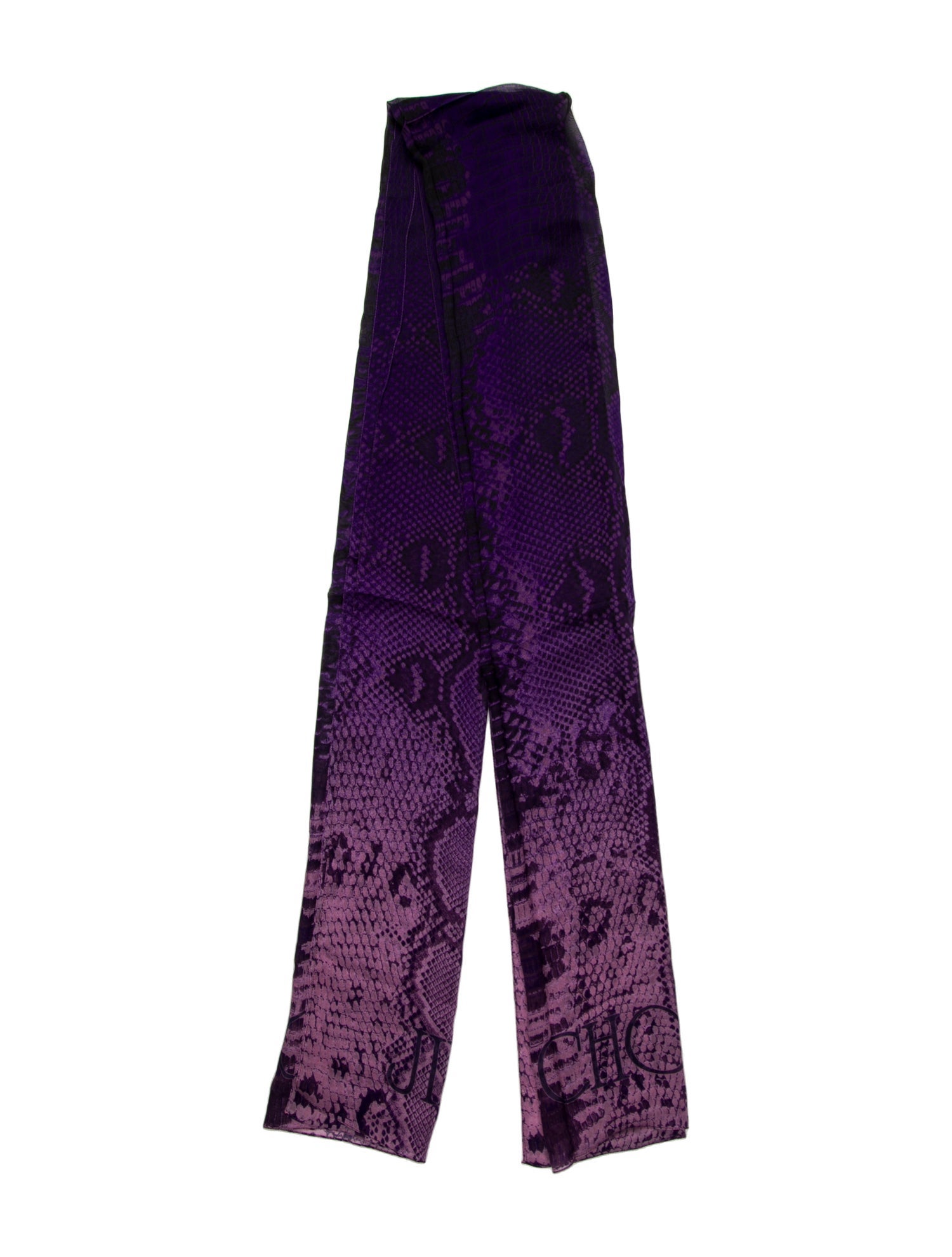 Jimmy Choo Silk Paisley Print Scarf