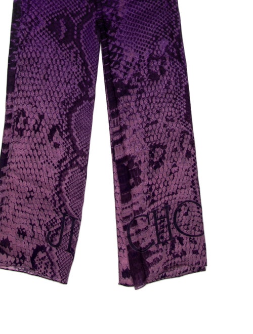 Jimmy Choo Silk Paisley Print Scarf