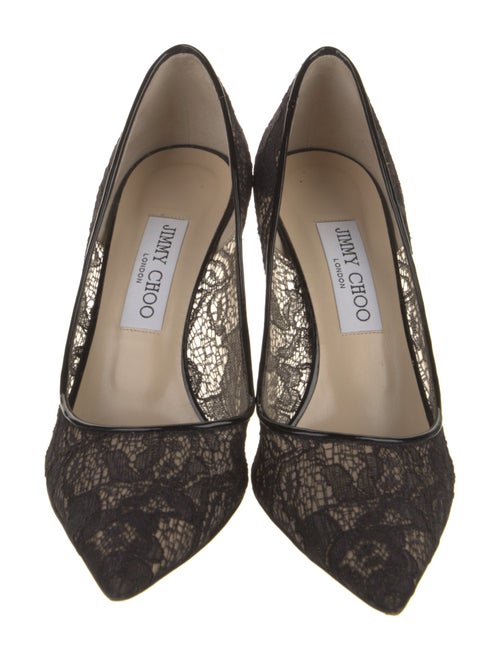 Jimmy Choo Lace Lace Pattern Pumps