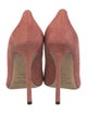 Jimmy Choo Suede Leather Trim Embellishment Pumps