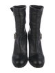 Jimmy Choo Leather Moto Boots
