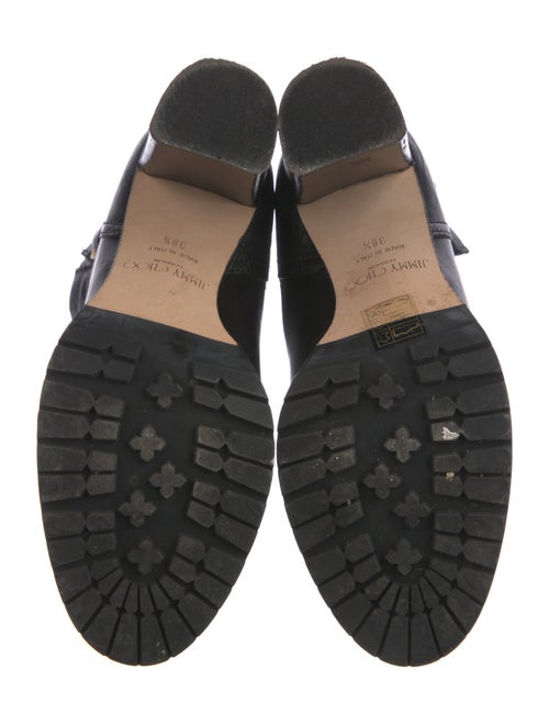 Jimmy Choo Leather Moto Boots