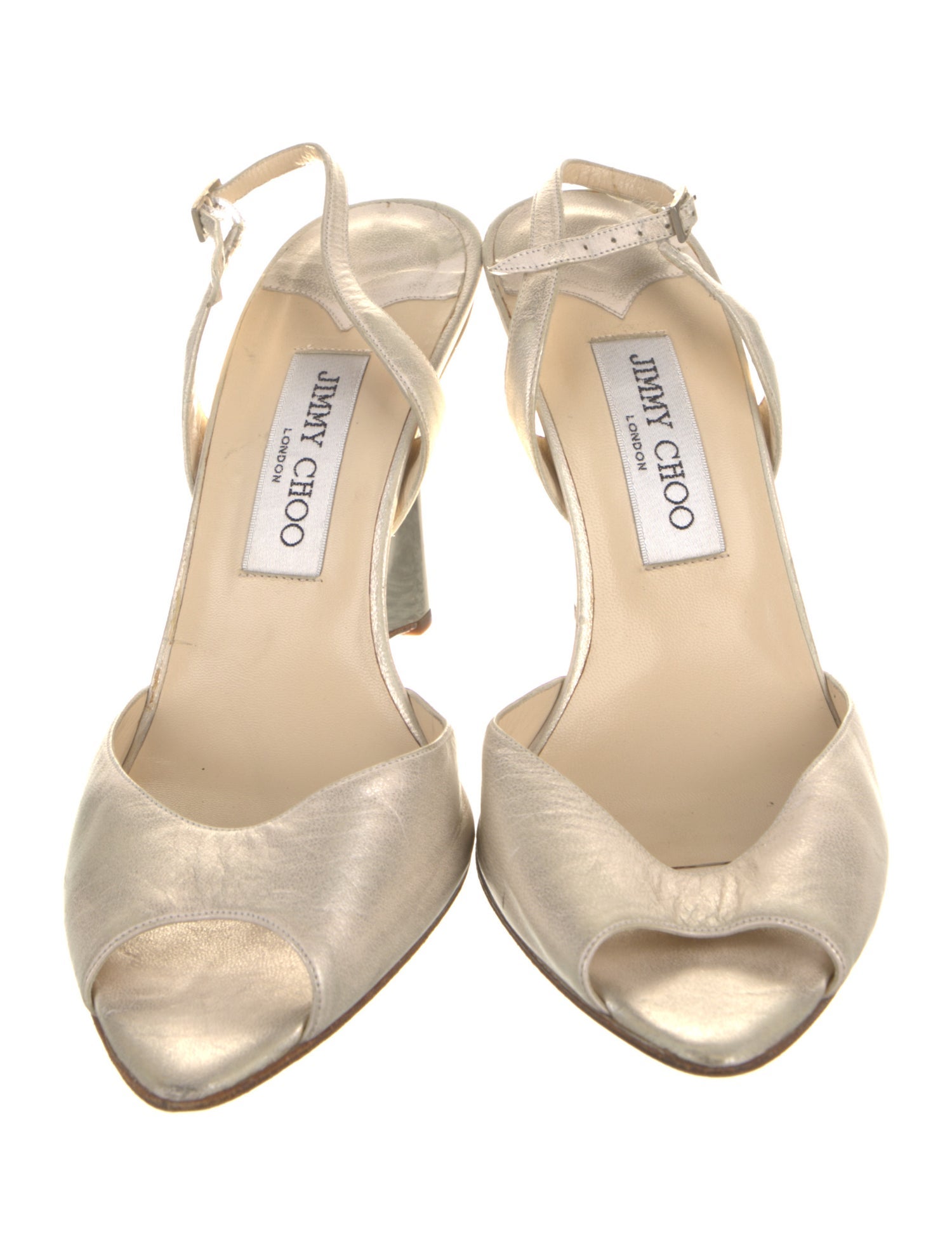 Jimmy Choo Leather Slingback Pumps