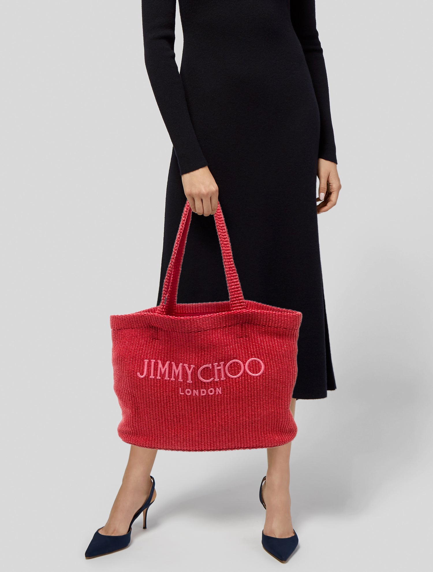 Jimmy Choo Raffia Tote
