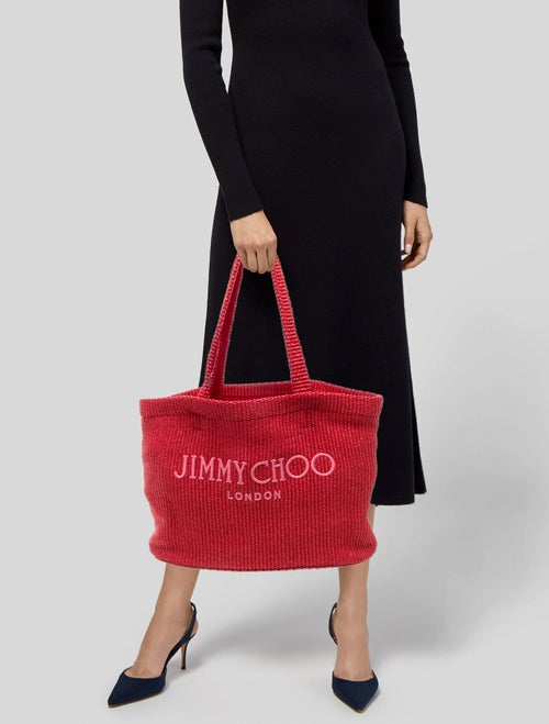 Jimmy Choo Raffia Tote