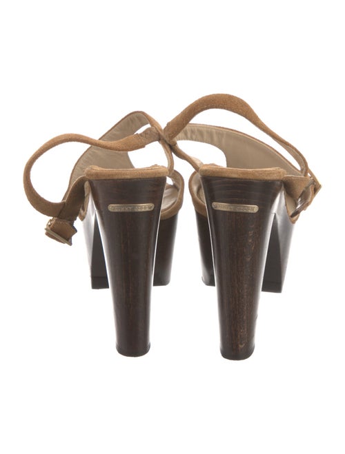 Jimmy Choo Suede T-Strap Sandals