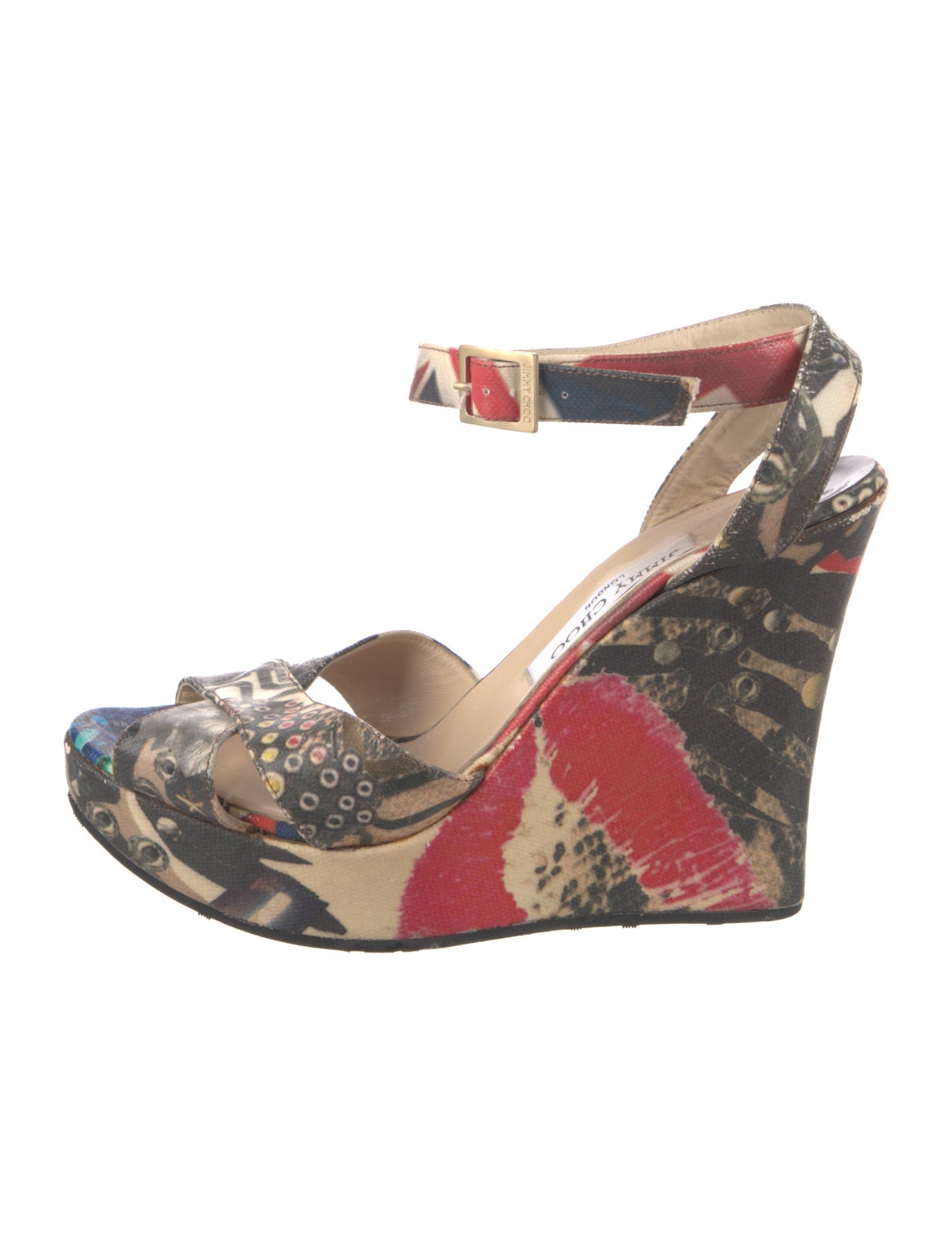 Jimmy Choo Animal Print Sandals