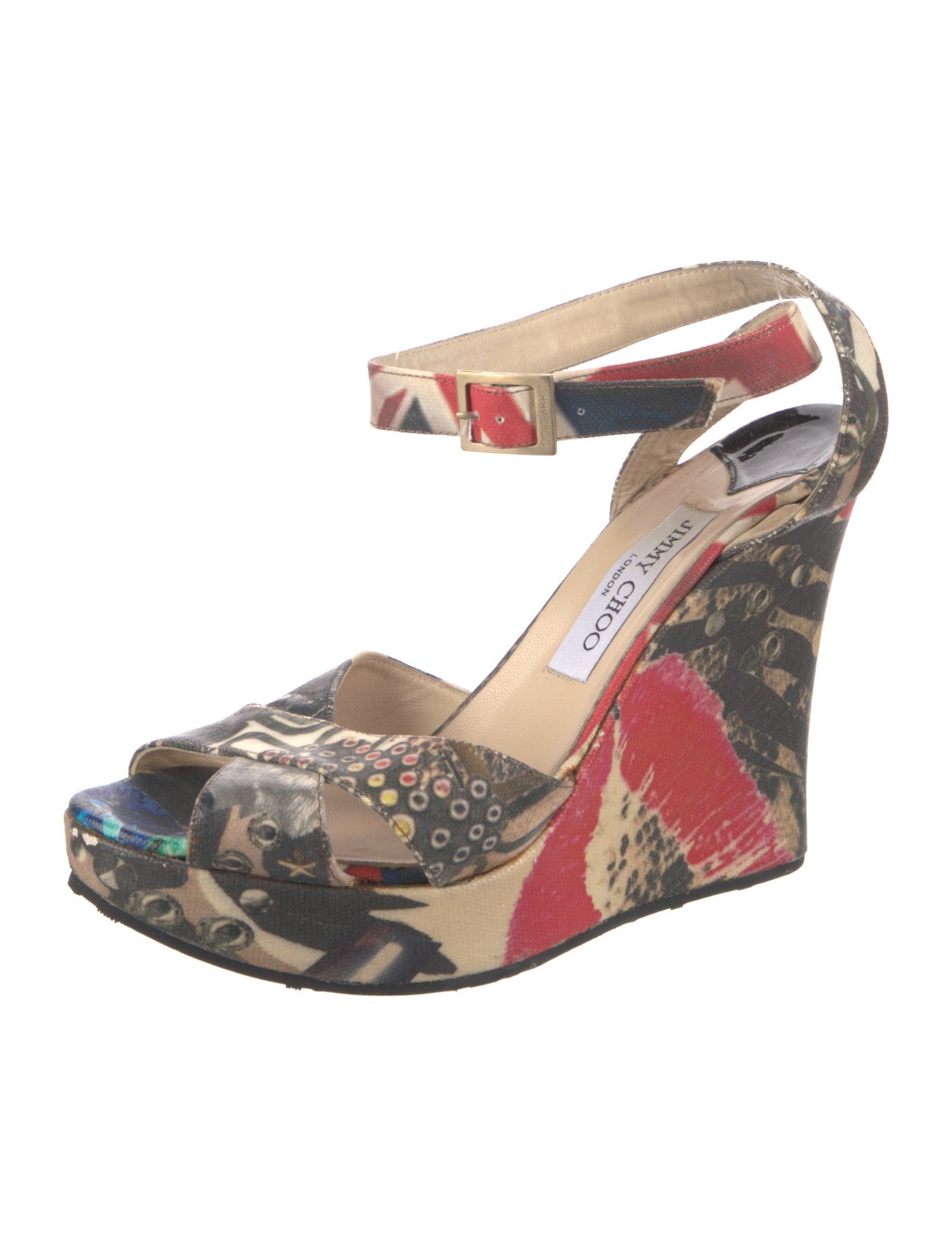 Jimmy Choo Animal Print Sandals