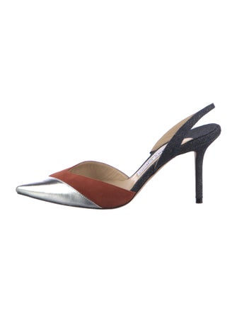 Jimmy Choo Denim Slingback Pumps