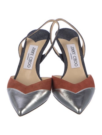 Jimmy Choo Denim Slingback Pumps