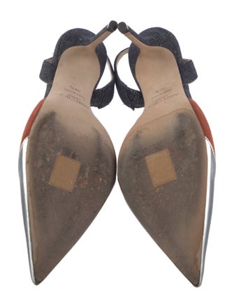 Jimmy Choo Denim Slingback Pumps