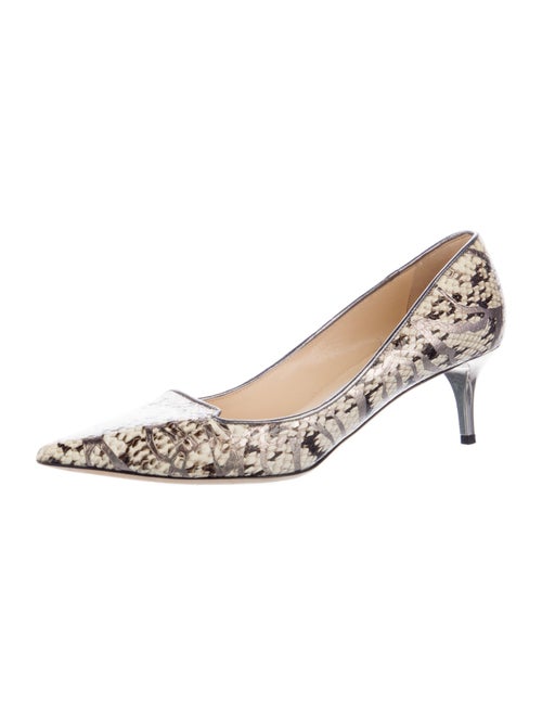 Jimmy Choo Snakeskin Animal Print Pumps