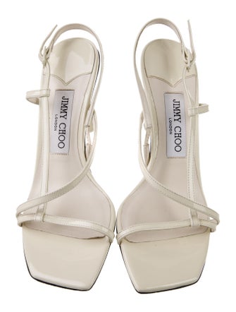 Jimmy Choo Patent Leather Slingback Sandals
