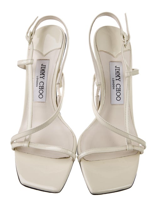 Jimmy Choo Patent Leather Slingback Sandals