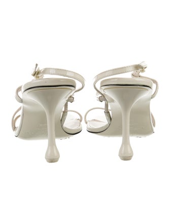 Jimmy Choo Patent Leather Slingback Sandals